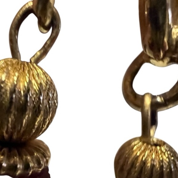 Golden Butterscotch Jasper Drop Earrings - Picture 3 of 4